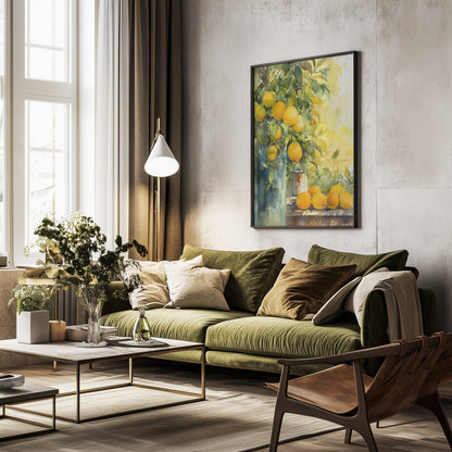 The Lemon Room - Poster / Art Print - interiör