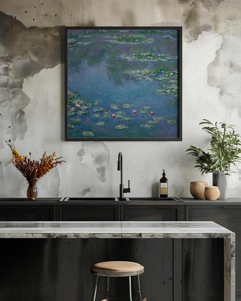 Water Lilies - Poster / Art Print - interiör