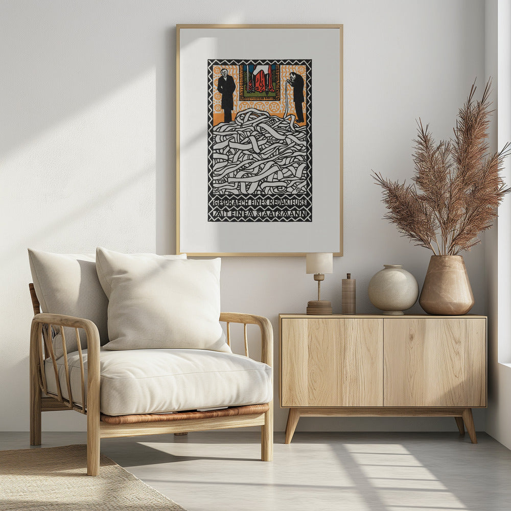 Editor's Conservation With a Statesman - Poster / Art Print - interiör