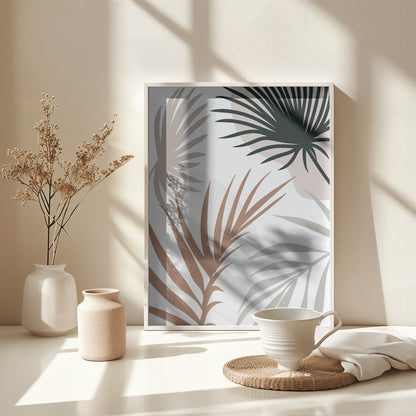 Tropical Leaves No4 - Poster / Art Print - interiör