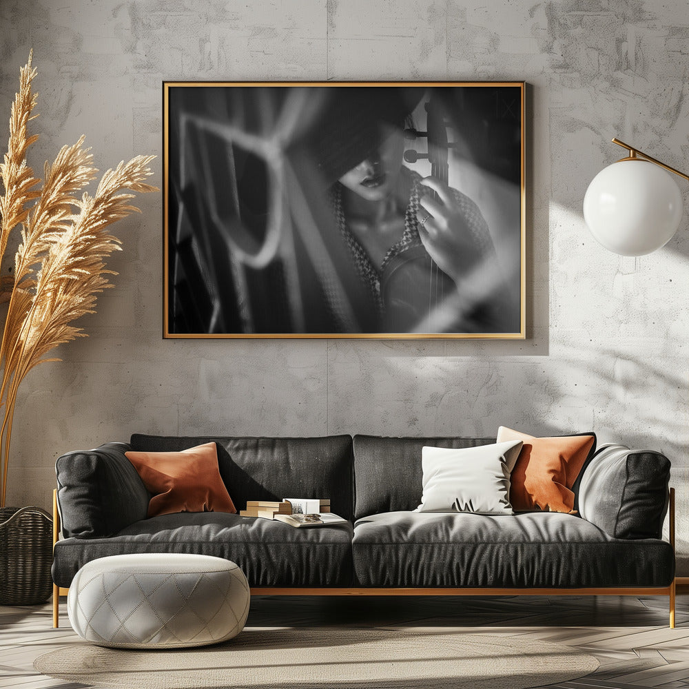 Observer of notes - Poster / Art Print - interiör