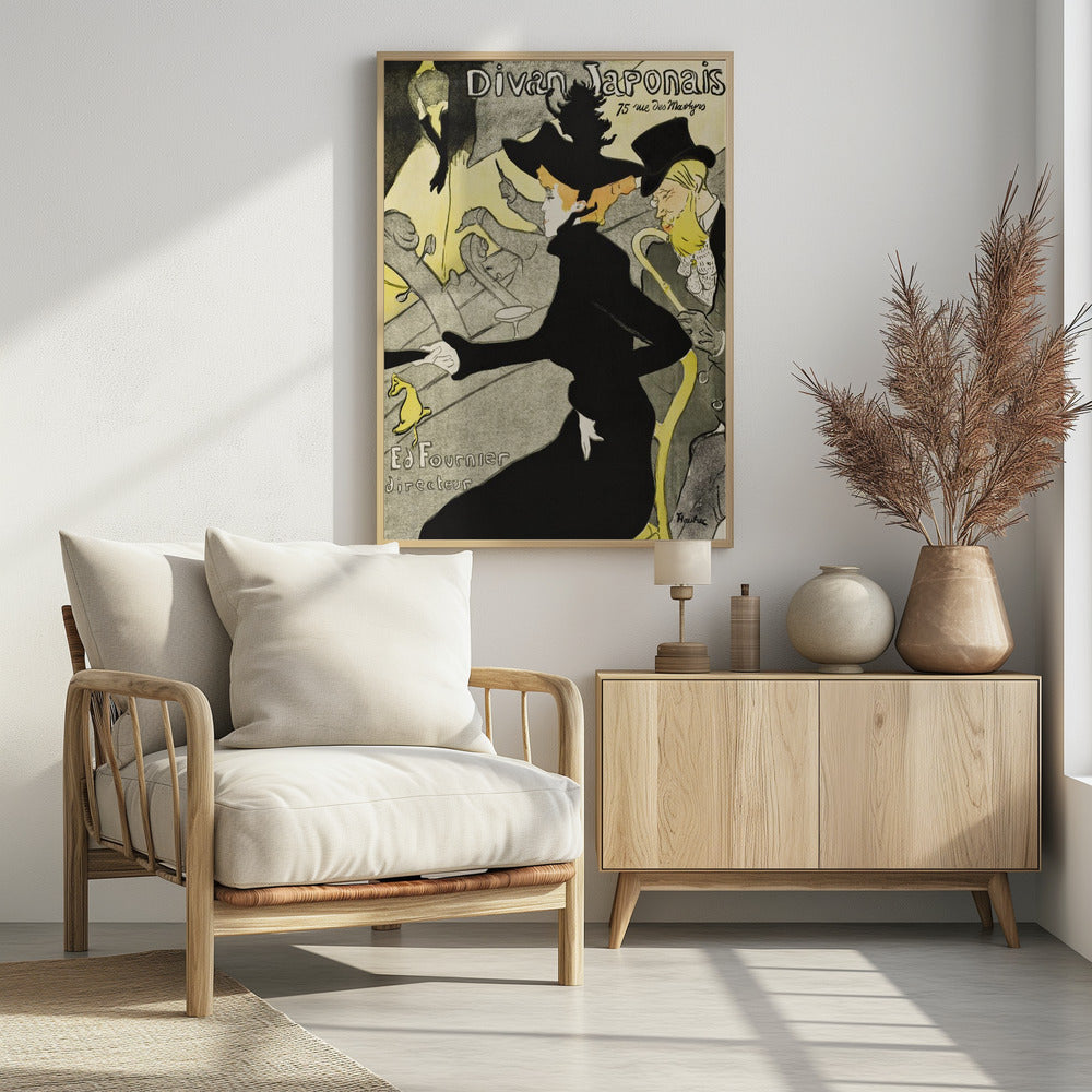 Divan Japonais (ca. 1892–1893) - Poster / Art Print - interiör