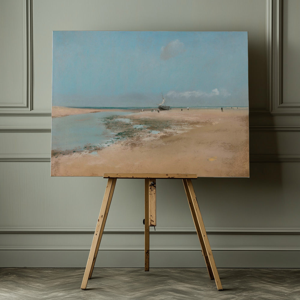 Beach At Low Tide - Poster / Art Print - interiör