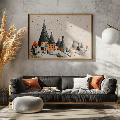 Fairy Village - Poster / Art Print - interiör