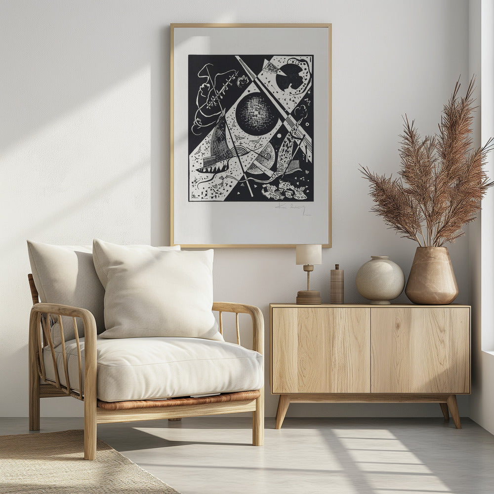 Kleine Welten VI (small Worlds VI) (1922) - Poster / Art Print - interiör