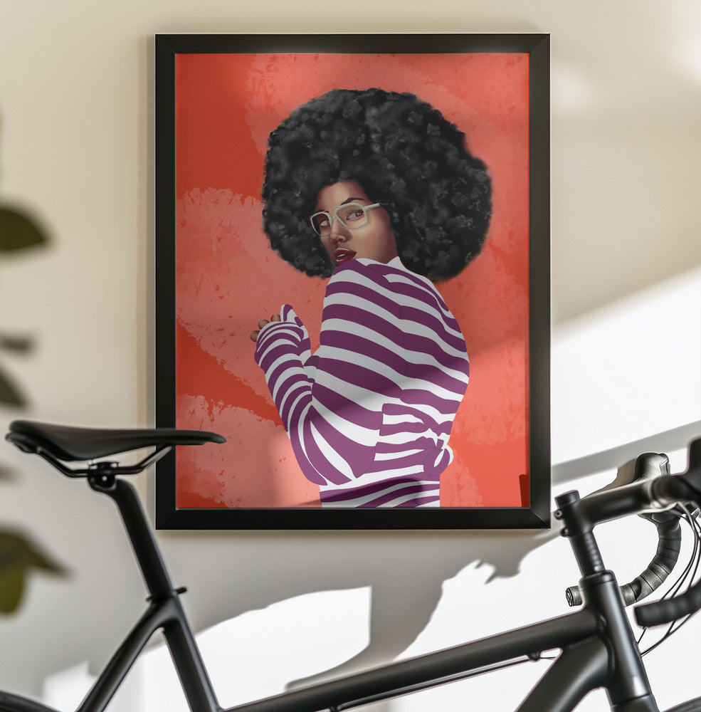 Bold Stripes - Poster / Art Print - interiör