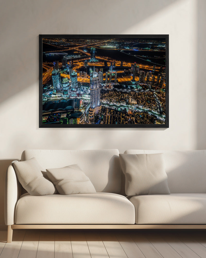 Dubai Night - Poster / Art Print - interiör