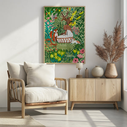 Welcome to the forest - Poster / Art Print - interiör