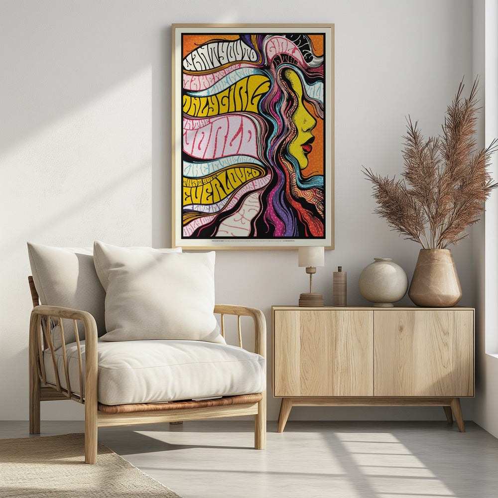 Only Girl in the World - Poster / Art Print - interiör