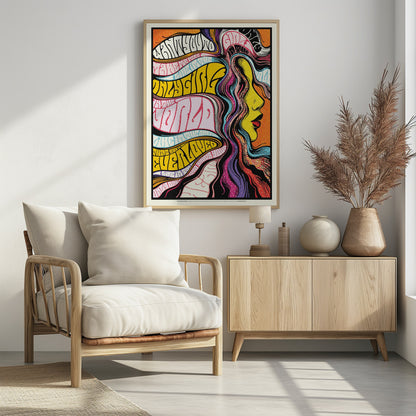 Only Girl in the World - Poster / Art Print - interiör