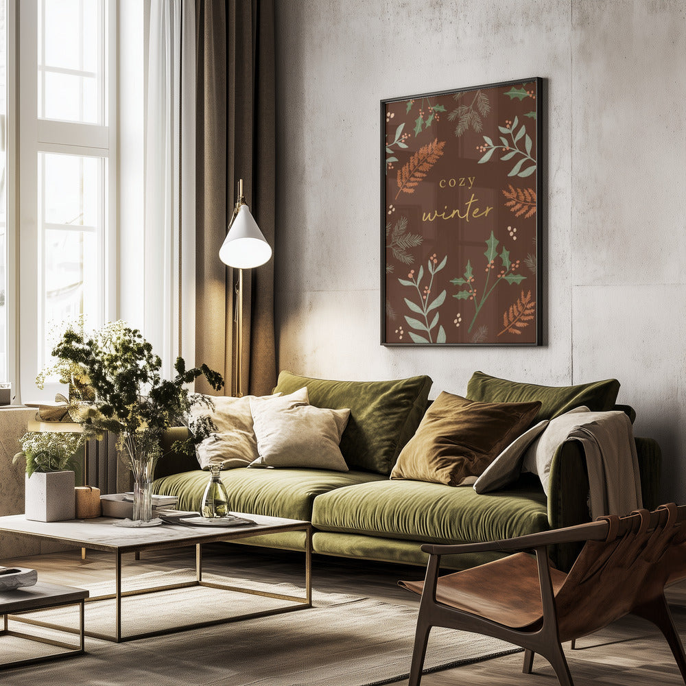 Cozy Winter - Poster / Art Print - interiör