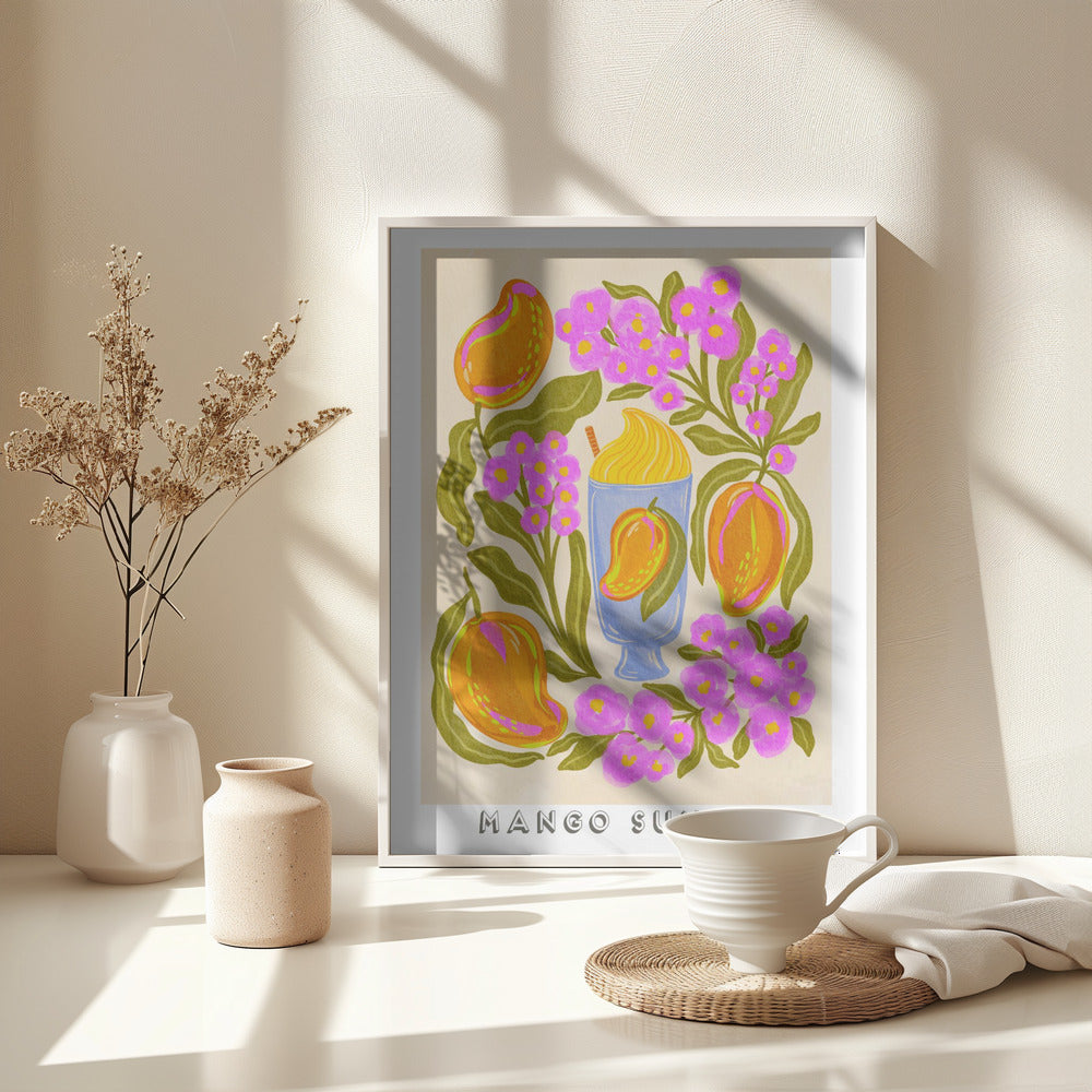 Mango Sundae - Poster / Art Print - interiör