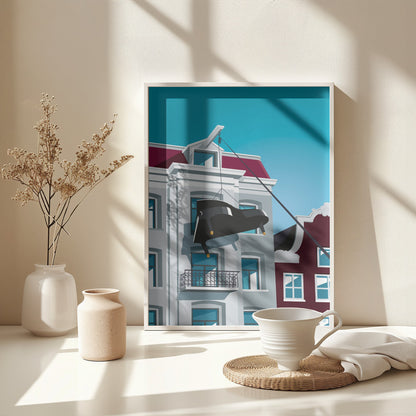 Moving to Amsterdam - Poster / Art Print - interiör