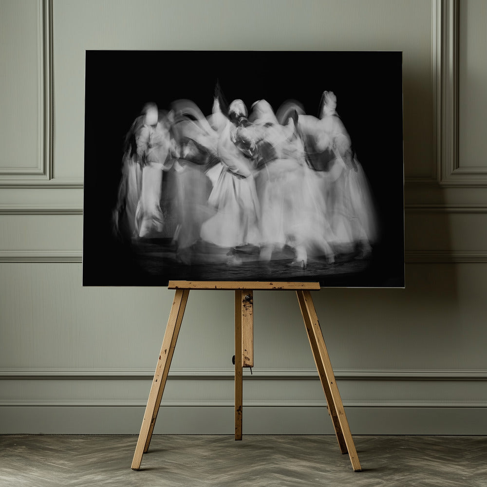 Sufi Dance in Motion - Poster / Art Print - interiör