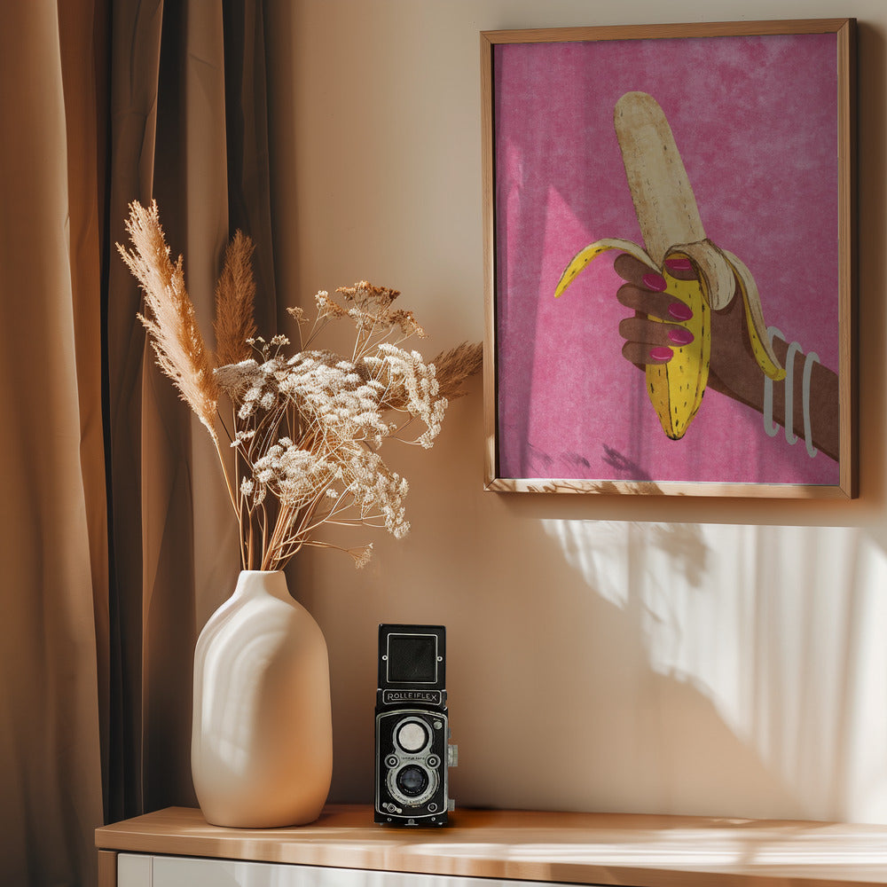 Banana - Poster / Art Print - interiör
