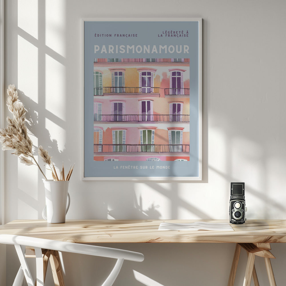Paris mon Amour - Poster / Art Print - interiör