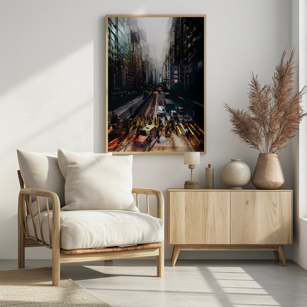 Streets of Hong Kong - Poster / Art Print - interiör