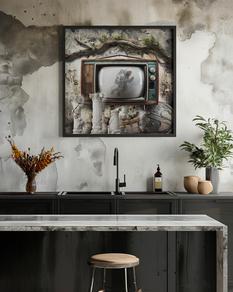 TV art 1 - Poster / Art Print - interiör