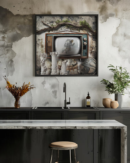 TV art 1 - Poster / Art Print - interiör
