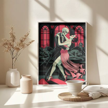 A Dance With Death - Poster / Art Print - interiör