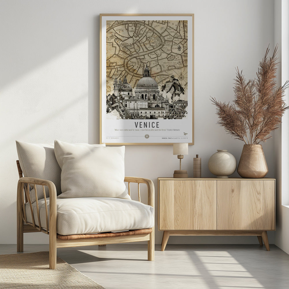 Venice (City Breaks) - Poster / Art Print - interiör