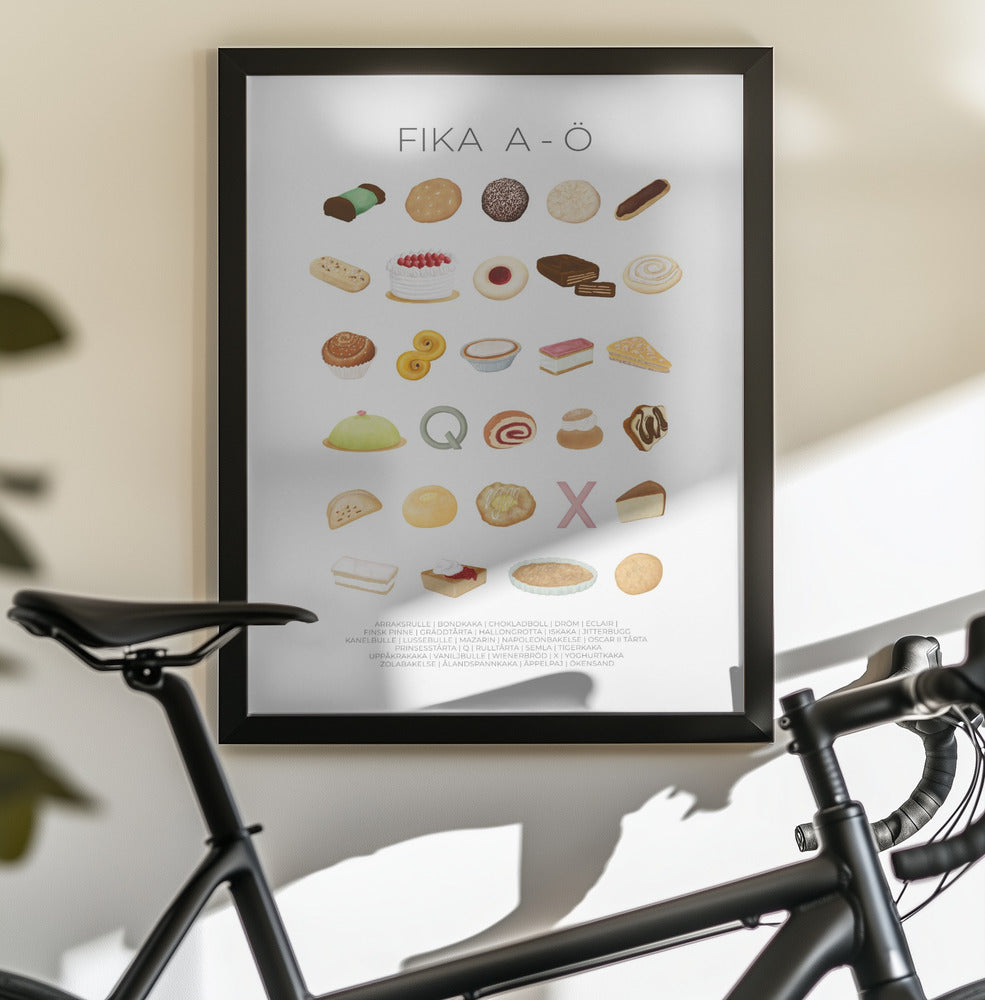 FIKA A-Ö - Poster / Art Print - interiör