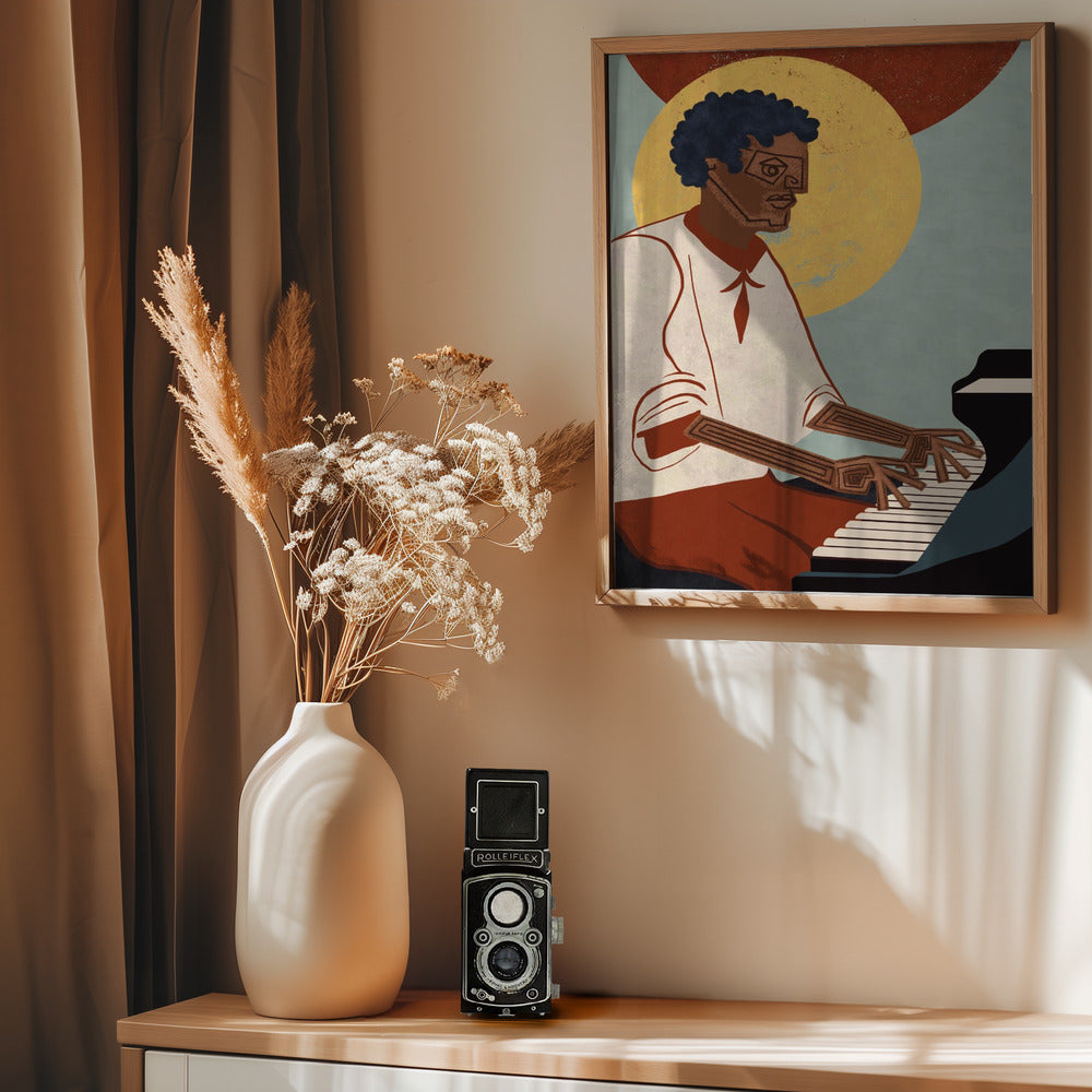MUSICIAN GUY VIII - Poster / Art Print - interiör