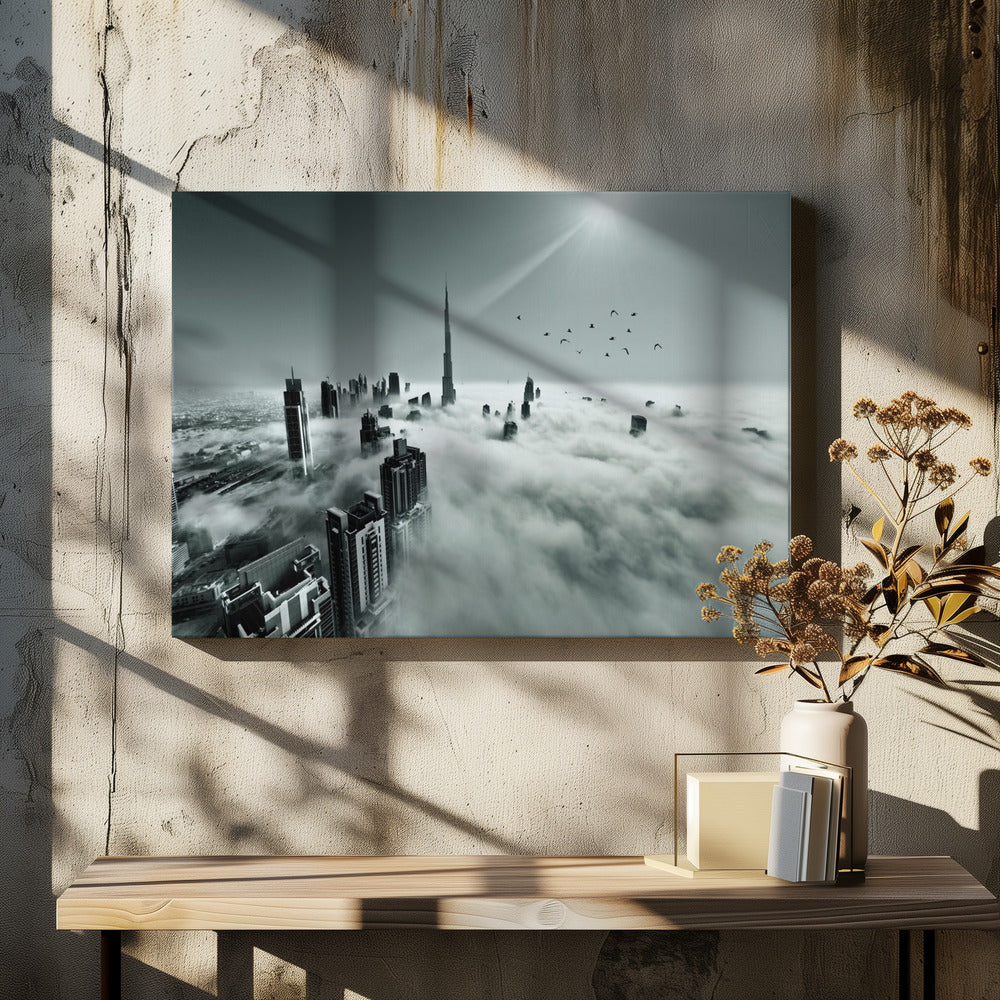 Up up and Above - Poster / Art Print - interiör