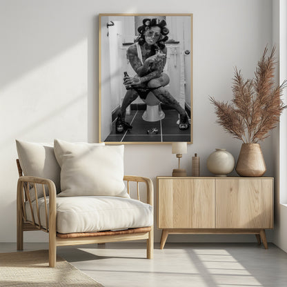 WC - Poster / Art Print - interiör