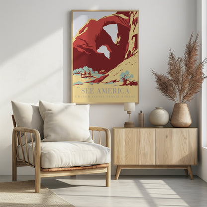See America Poster - Poster / Art Print - interiör