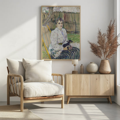 Lady With a Dog (1891) - Poster / Art Print - interiör