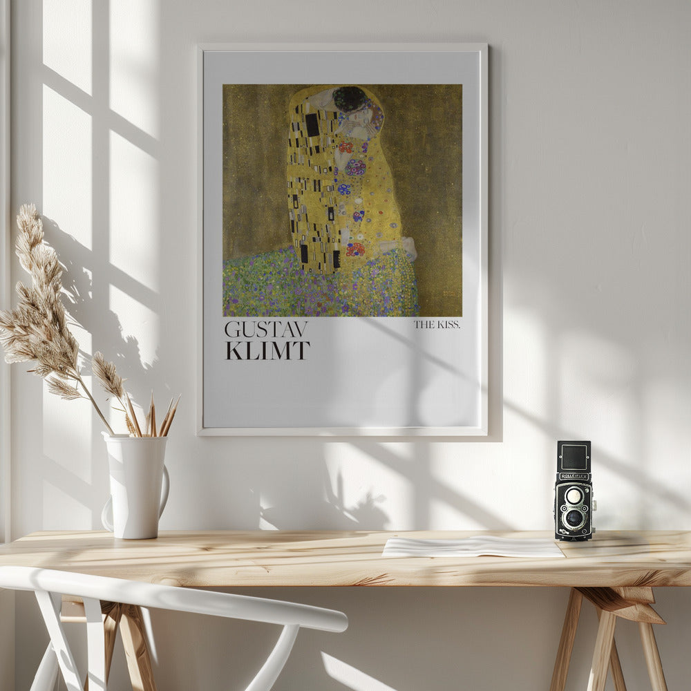 The Kiss (1907–1908) Poster - Poster / Art Print - interiör