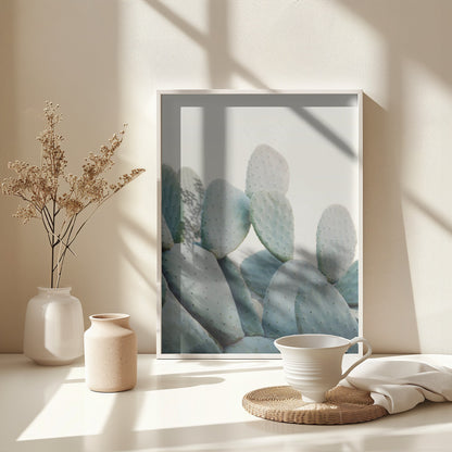 Pastel Cacti - Poster / Art Print - interiör