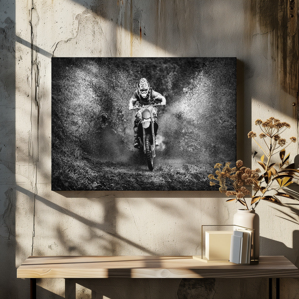 Motorcross - Poster / Art Print - interiör