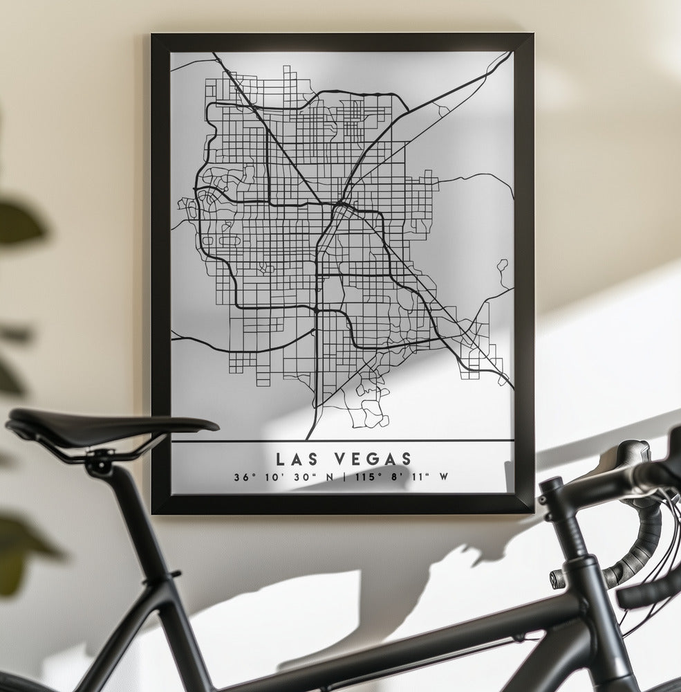 Black Maps 38 - Poster / Art Print - interiör