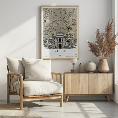 Madrid (City Breaks) - Poster / Art Print - interiör
