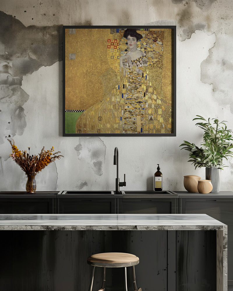 Portrait of Adele Bloch Bauer I (1907) - Poster / Art Print - interiör