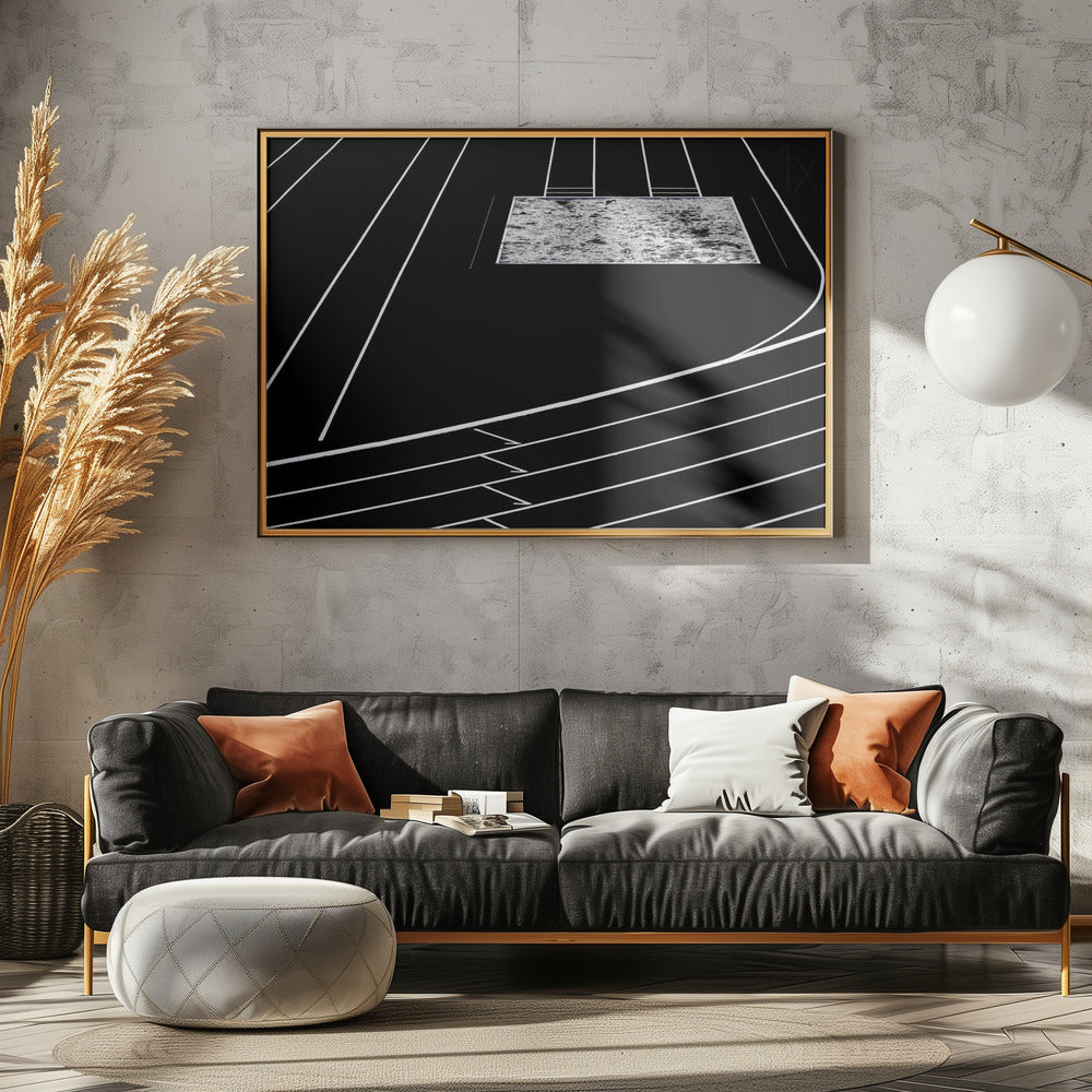 Far to the jump - Poster / Art Print - interiör