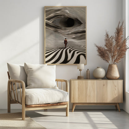Op Art Journey - Poster / Art Print - interiör