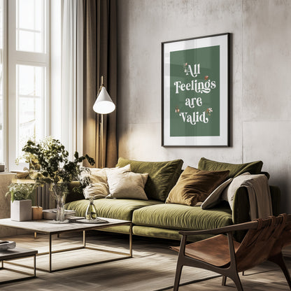 All Feelings - Poster / Art Print - interiör