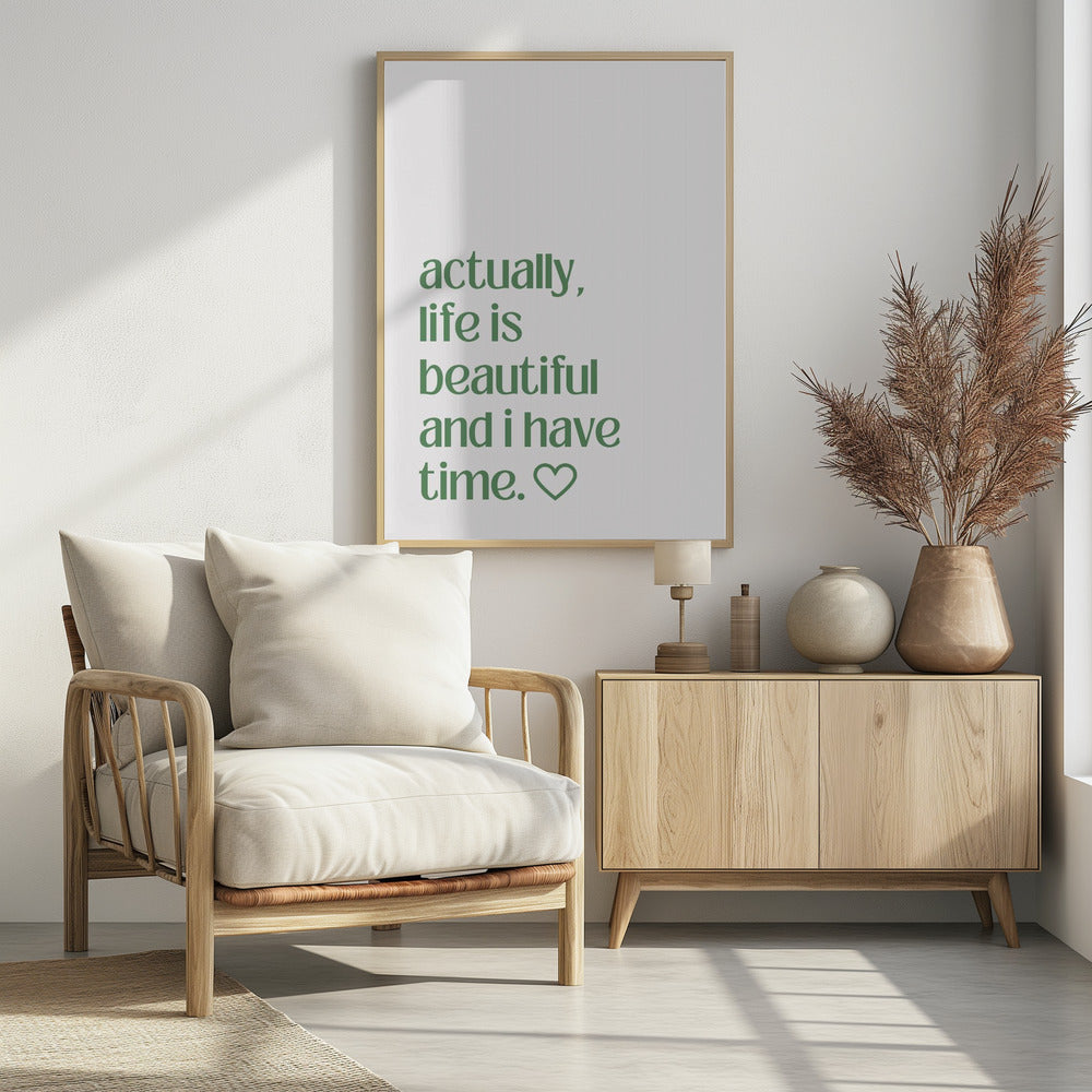 Time - Poster / Art Print - interiör