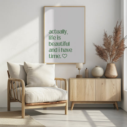 Time - Poster / Art Print - interiör