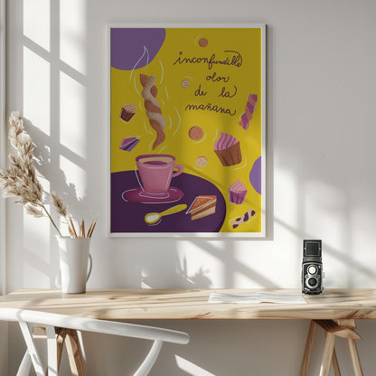 Inconfundible Yellow - Poster / Art Print - interiör
