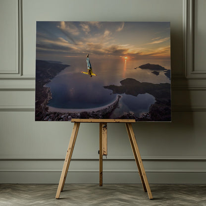 Freefalling with Guillaume Galvani - Poster / Art Print - interiör