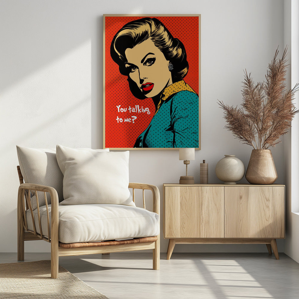 Retro Confidence - Poster / Art Print - interiör