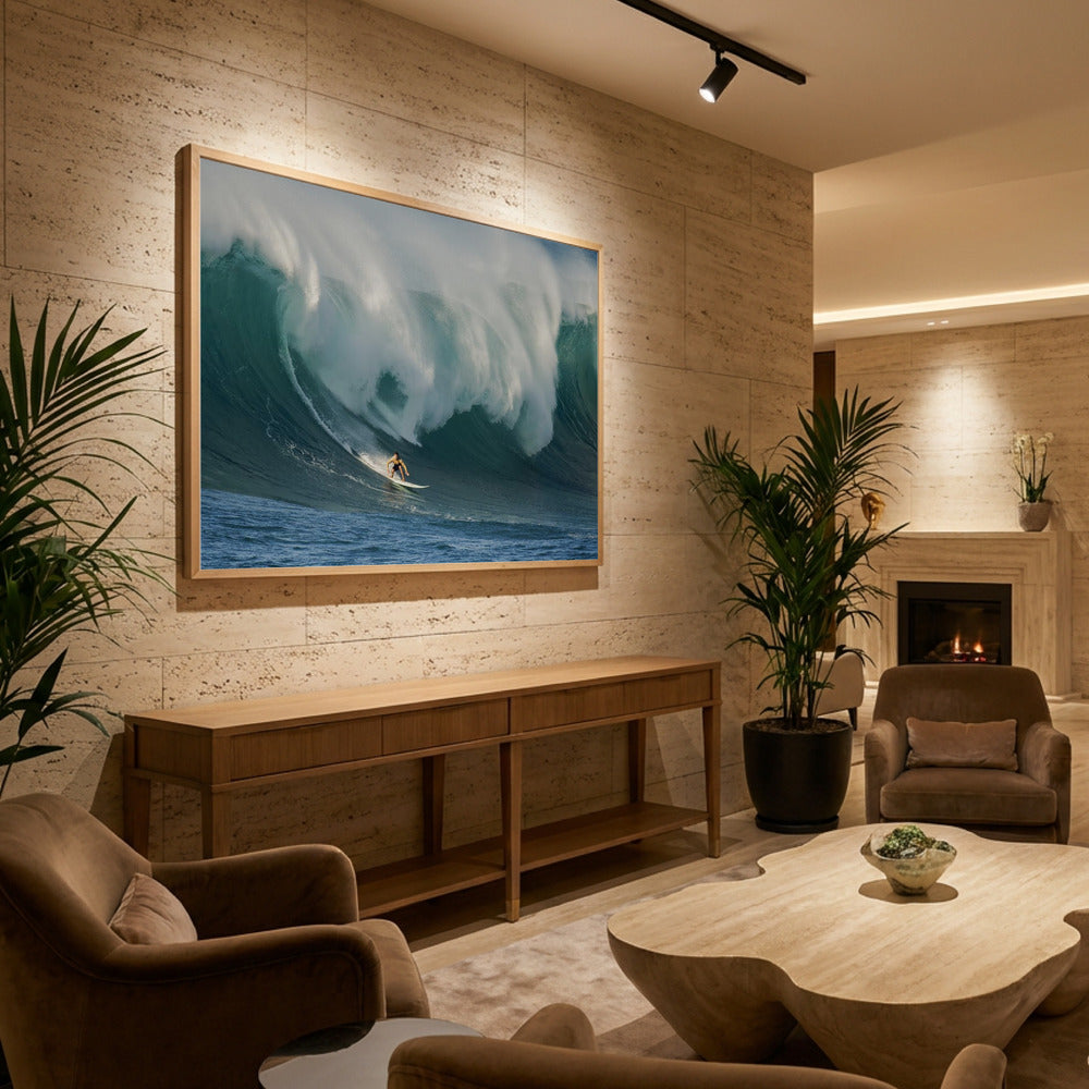 Wave - Poster / Art Print - interiör