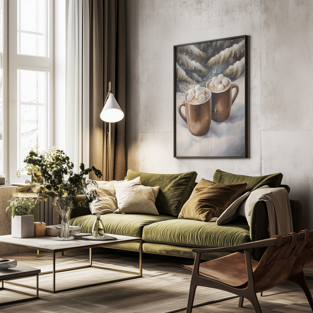 Hot Cocoa - Poster / Art Print - interiör