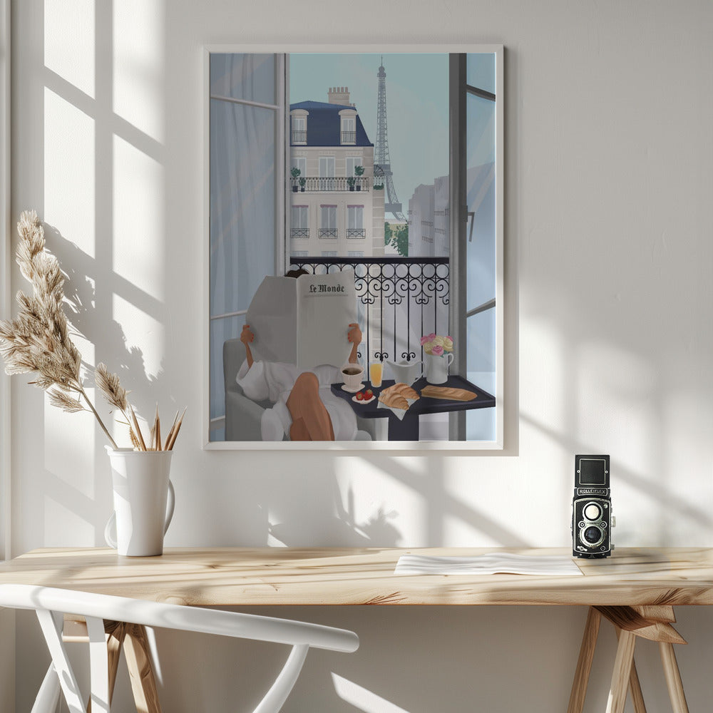 Paris Balcony - Poster / Art Print - interiör