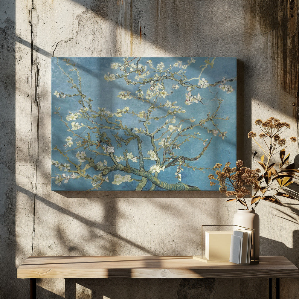 Vincent Van Gogh's Almond Blossom (1890) - Poster / Art Print - interiör