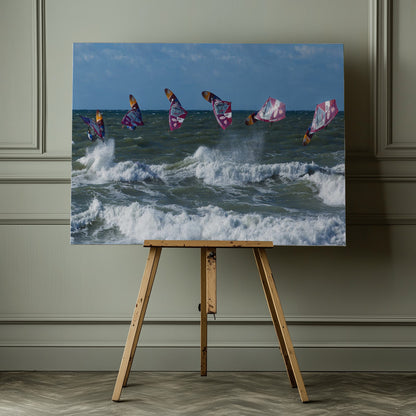 Surfer Jump. - Poster / Art Print - interiör